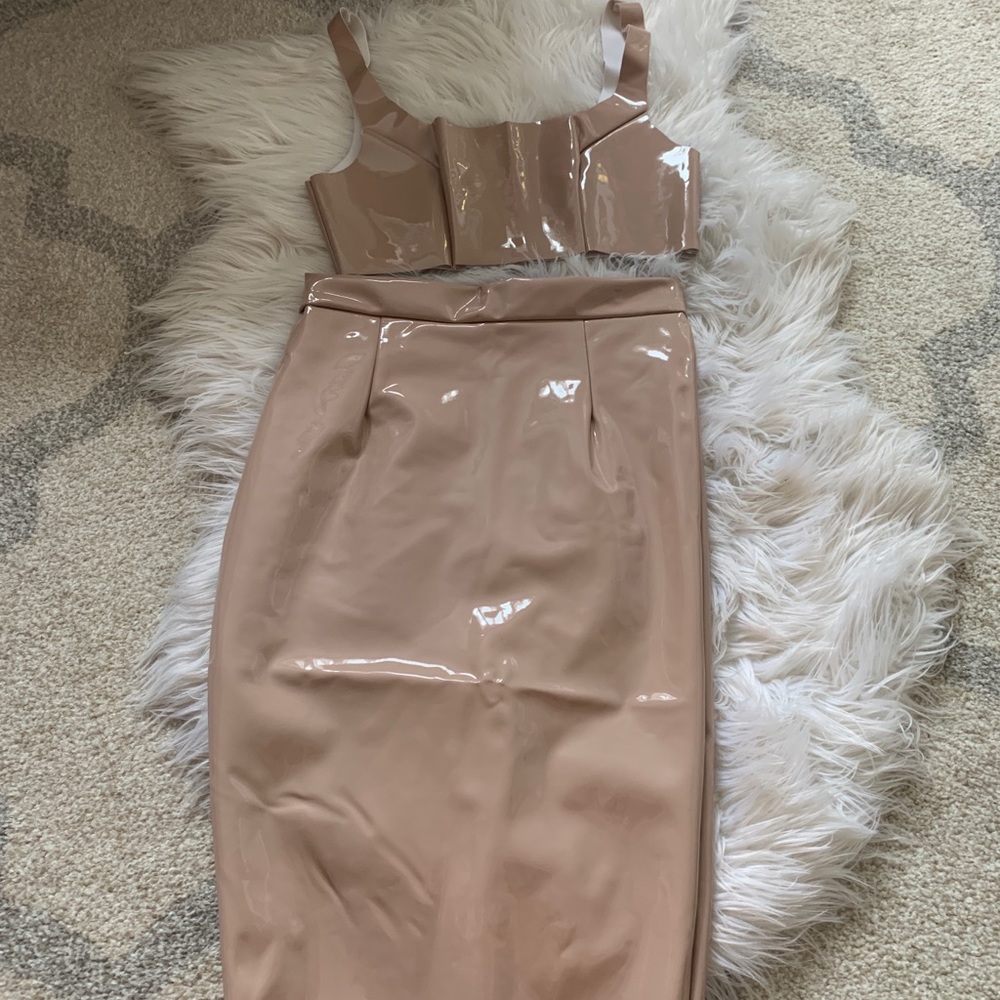 Meshki Latex two piece set